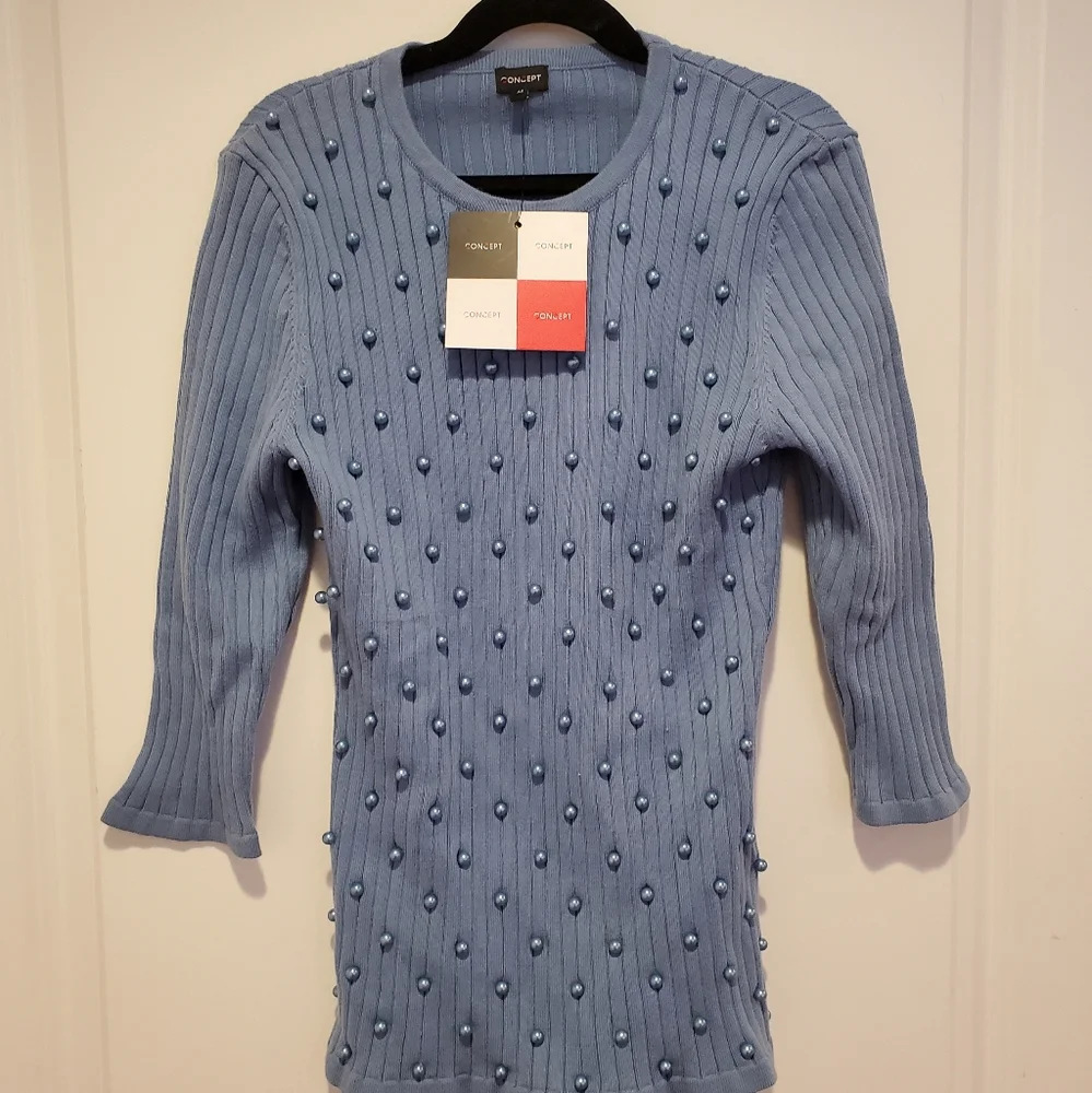 Ribbed Pearl Top - Picture 4 of 4